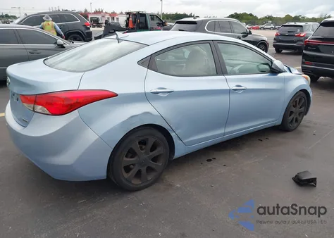 2012 Hyundai Elantra Limited (Ulsan Plant) из США, поврежденный, VIN KMHDH4AE8CU211287